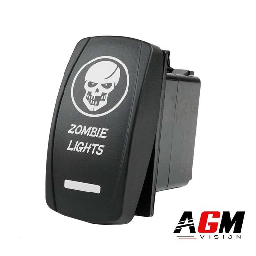 Buton întrerupător ZOMBIE LED (cu iluminare) Buton întrerupător ZOMBIE LED (cu iluminare)