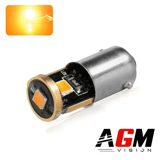 LED-pære T4W BA9S ROYAL (Orange) LED-pære T4W BA9S ROYAL (Orange)