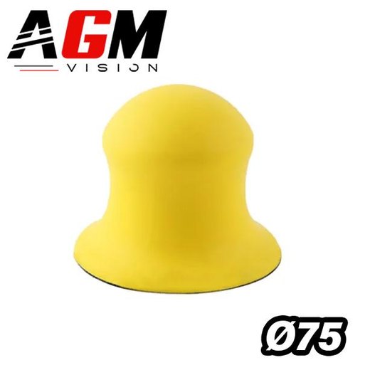 Support de ponçage à main pour rénovateur de phares, abrasif Ø75 mm
