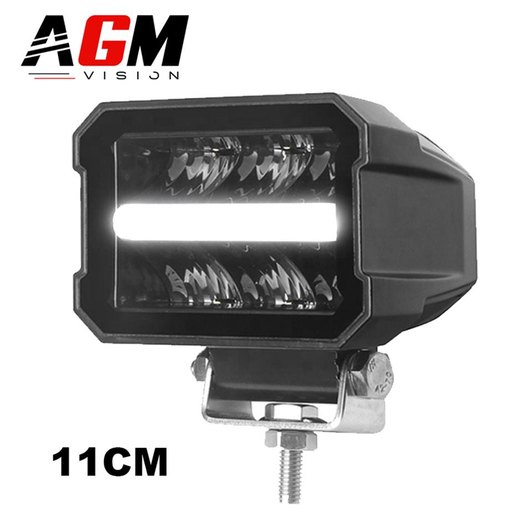 Mini barre LED Dual Flood + DRL blanc - 11 cm