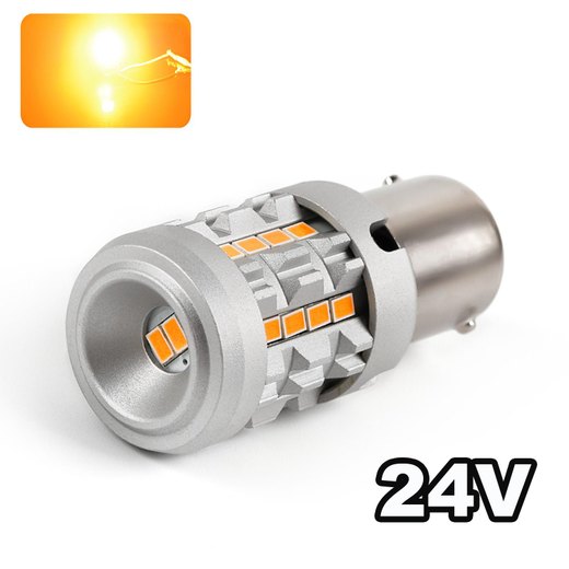 Ampoule LED P21W-BA15S ULTRA CLIGNOTANT 24V Ampoule LED P21W-BA15S ULTRA CLIGNOTANT 24V