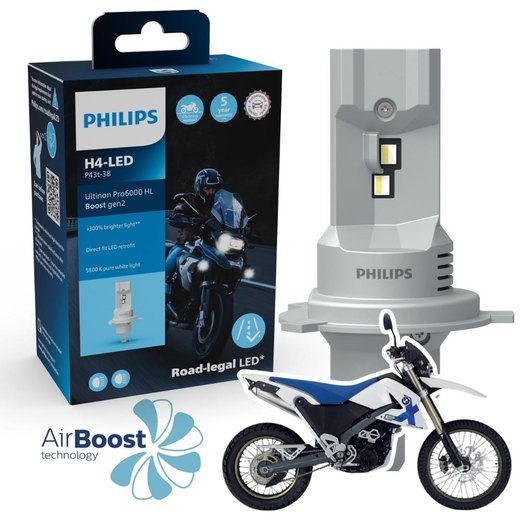 Philipsin LED-lamppu, tieliikennekäyttöön hyväksytty, yhteensopiva BMW G 650 Xchallenge / Xmoto -mallien kanssa. Philipsin LED-lamppu, tieliikennekäyttöön hyväksytty, yhteensopiva BMW G 650 Xchallenge / Xmoto -mallien kanssa.