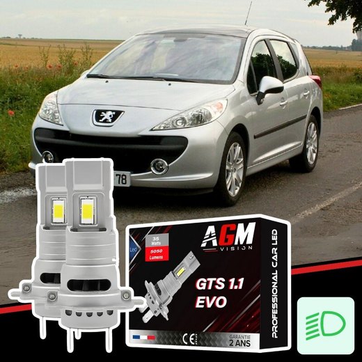 Kit LED feux de croisement PEUGEOT 207 SW Kit LED feux de croisement PEUGEOT 207 SW