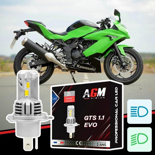 Żarówka LED świateł mijania / drogowych do Kawasaki Ninja 250 SL Żarówka LED świateł mijania / drogowych do Kawasaki Ninja 250 SL