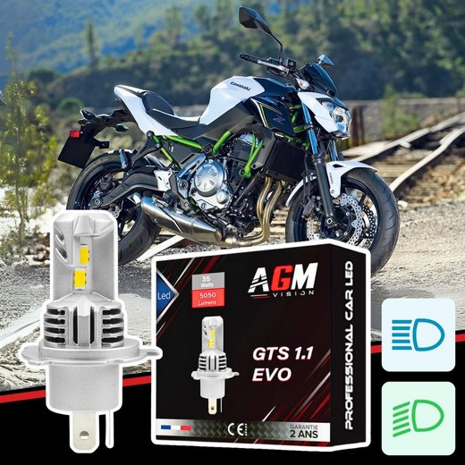 LED-lamppu lähivalo-/kaukovalolle Kawasaki Z650:lle LED-lamppu lähivalo-/kaukovalolle Kawasaki Z650:lle