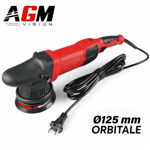 Orbital polermaskine 125 mm – 900W – Variabel hastighed fra 2000 til 5200 RPM