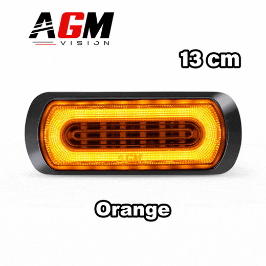 LED-mallljus orange ljushalo + orange central blixt LED-mallljus orange ljushalo + orange central blixt