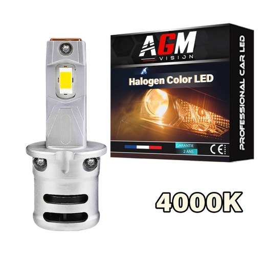 Bec LED H3 VINTAGE GTS EVO R60W - Culoare Halogen 4000K
