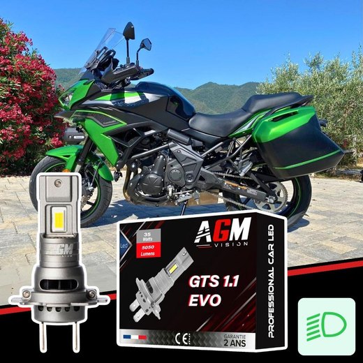 LED-lamppu lähivaloon Kawasaki Versys 650:lle LED-lamppu lähivaloon Kawasaki Versys 650:lle