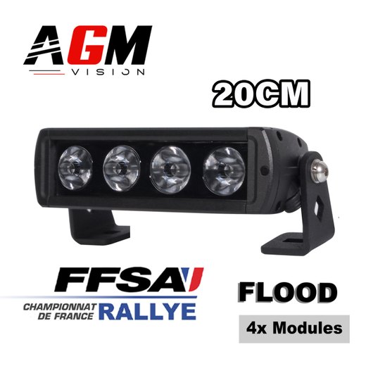ΜΠΑΡΑ LED ΜΟΤΟΣΙΚΛΕΤΑΣ RALLYE - DARK V1 - 20 cm, Flood ΜΠΑΡΑ LED ΜΟΤΟΣΙΚΛΕΤΑΣ RALLYE - DARK V1 - 20 cm, Flood