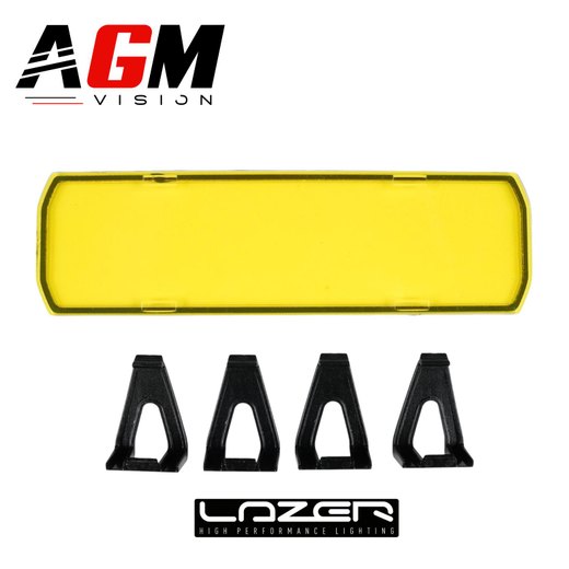 Capac din sticlă galbenă netedă pentru bară LED Lazer Triple-R Capac din sticlă galbenă netedă pentru bară LED Lazer Triple-R