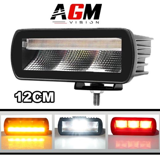 Mini Barre LED arrière - 12cm - 5 fonctions 10 watts, 4x4, buggy, SSV et ATV Mini Barre LED arrière - 12cm - 5 fonctions 10 watts, 4x4, buggy, SSV et ATV