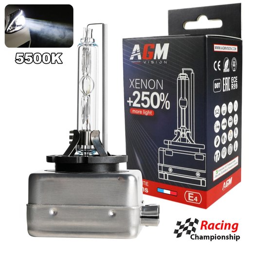Ampoule Xénon D1S 5500K - Optimium White +250%