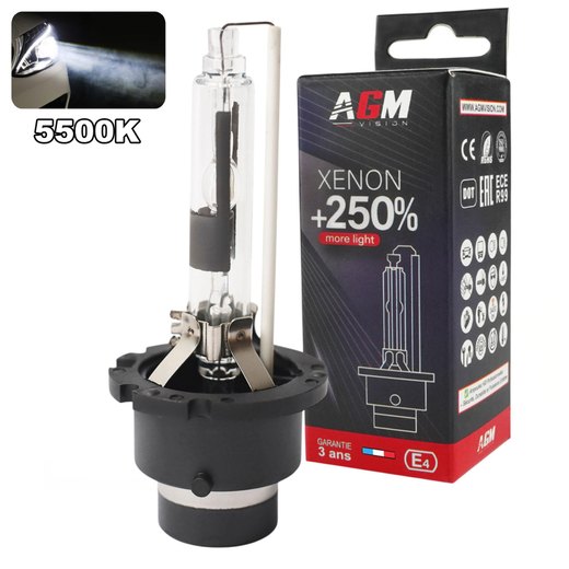 Ampoule Xénon D2R 5500K - Optimium White +250% Ampoule Xénon D2R 5500K - Optimium White +250%