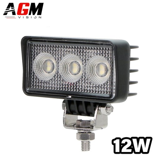 Phare de travail LED rectangle ST-Pro Flood 12W