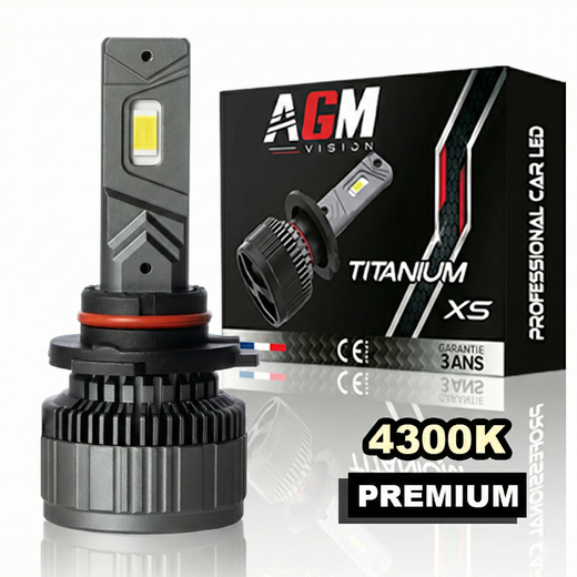 LED-polttimo HB3 - 9005 Titanium XS - V2 - lämmin valkoinen 4300 K LED-polttimo HB3 - 9005 Titanium XS - V2 - lämmin valkoinen 4300 K