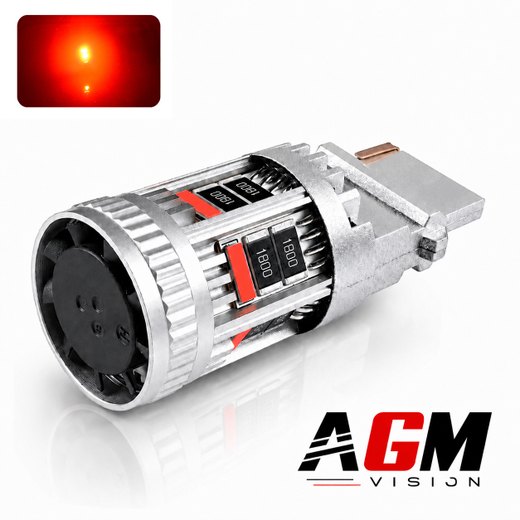 Bombilla LED P27W-3156 Luxoa Super Canbus - Rojo