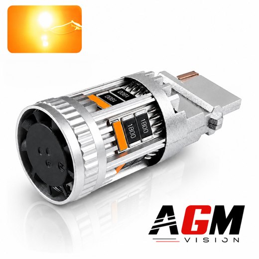 Bombilla LED P27W-3156 - Luxoa Super Canbus - Naranja