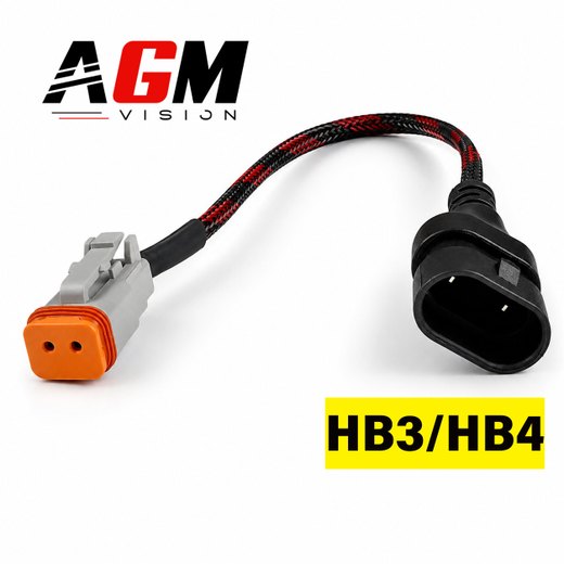 Adaptor de alimentare HB3 / HB4 femelă către Deutsch DT cu 2 pini Adaptor de alimentare HB3 / HB4 femelă către Deutsch DT cu 2 pini