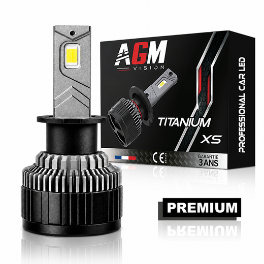 LED žárovka H3 Titanium XS - V2 - Bílá 6000K LED žárovka H3 Titanium XS - V2 - Bílá 6000K