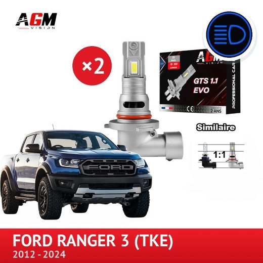 LED-sarja Ford Ranger 3 (TKE) -kaukovaloihin – Yhteensopiva Raptor-version kanssa LED-sarja Ford Ranger 3 (TKE) -kaukovaloihin – Yhteensopiva Raptor-version kanssa
