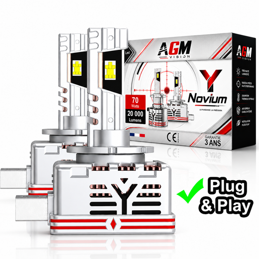 Kit ampoules LED D3S/D3R Y-Novium, technologie LED optimisée Kit ampoules LED D3S/D3R Y-Novium, technologie LED optimisée