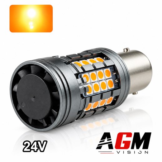 Lâmpada LED P21W-BA15S ULTRA PISCA 24V Lâmpada LED P21W-BA15S ULTRA PISCA 24V