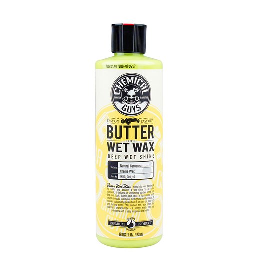 Cire carnauba Butter Wet Wax Chemical Guys 473 ml Cire carnauba Butter Wet Wax Chemical Guys 473 ml