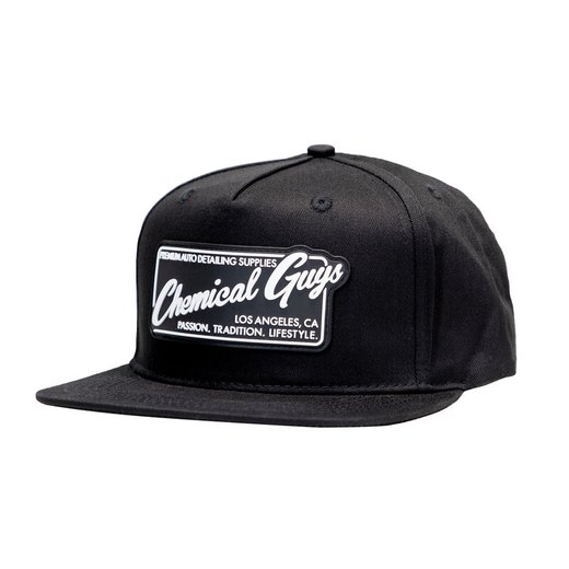 Svart Chemical Guys-keps, one size