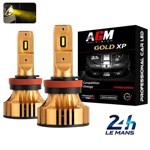 LED-pæresæt H9 GOLD XP