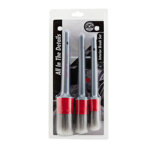 Pensule de detailing interior All In The Details Chemical Guys, set de 3 Pensule de detailing interior All In The Details Chemical Guys, set de 3