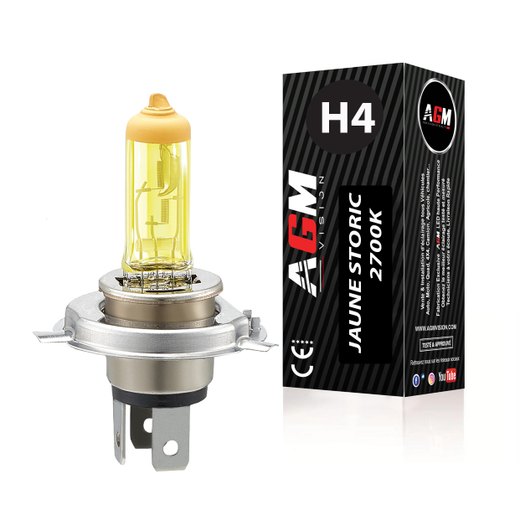 1 Halogenlampe H4 60W/55W GELB STORIC 2700K 1 Halogenlampe H4 60W/55W GELB STORIC 2700K