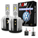 Kit d’ampoules LED H7 spécial Volkswagen Mercedes CANbus performant 100 W montage comme à l’origine