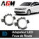 Pack de 2 adaptateurs LED pour feux de route Volkswagen Polo 5 6R 2009-2017.