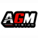 Autocollant AGM Vision avec contour noir (12cm)
