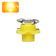 LED-pære BAX 8.4D EASY CONNECT (Orange)