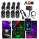 Κιτ 4 φωτισμών τροχών LED RGB-W + Super White 30W