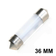 Navette LED-C10W-36mm-ANGEL (Blanc)