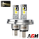 Kit ampoules LED R2 P45T code européen LP1 blanc chaud 4300K