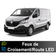 Pack feux de croisement/route LED Renault Trafic 3 2014 à 2021 - 70 watts - 10 100 lumens