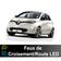 Pack feux de croisement/route LED Renault Zoe phase 1 2012 à 2019 - 90 watts - 15 300 lumens
