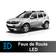 Pack feux de route LED Dacia Duster 1 2010 à 2017 - 90 watts - 15 300 lumens