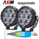 KIT 2 Phares LED Moto 7X-Pro Longue Portée 140W - 18 000 Lumens