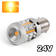 LED-pære PY21W-BAU15S-ULTRA BLINKLYS 24V