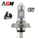 Ampoule LED R2 P45T 6V Dual Tech spécifique AC-DC - Blanc 6000K