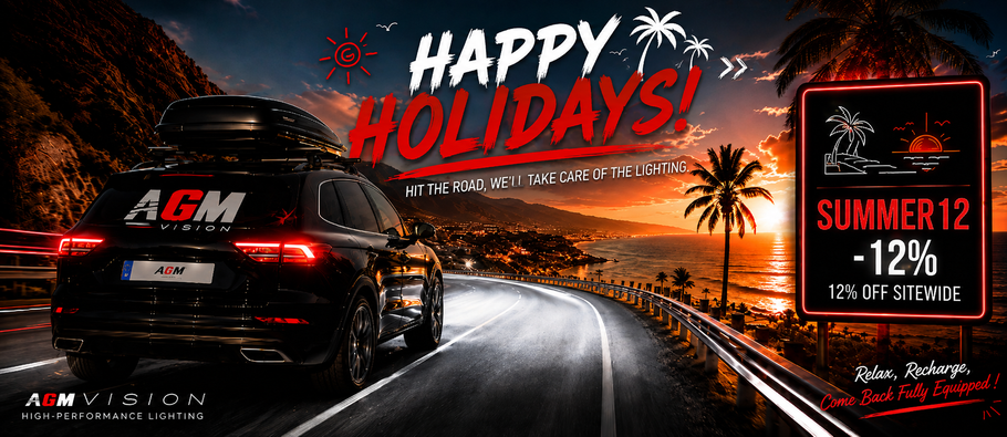 Promoção em LEDs, lâmpadas e acessórios de iluminação para carro, moto e caminhão.