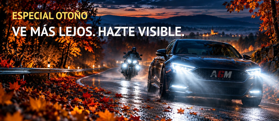 Promoción en LED, bombillas y accesorios de iluminación para coche, moto y camión.