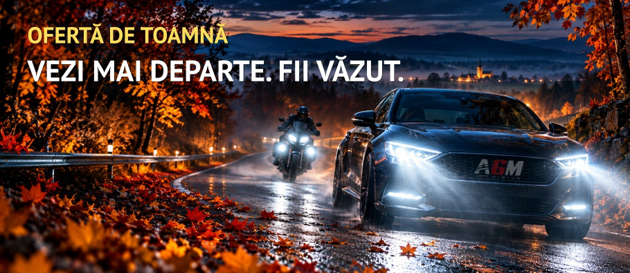 Promoție la LED-uri, becuri și accesorii de iluminat pentru mașină, motocicletă și camion.