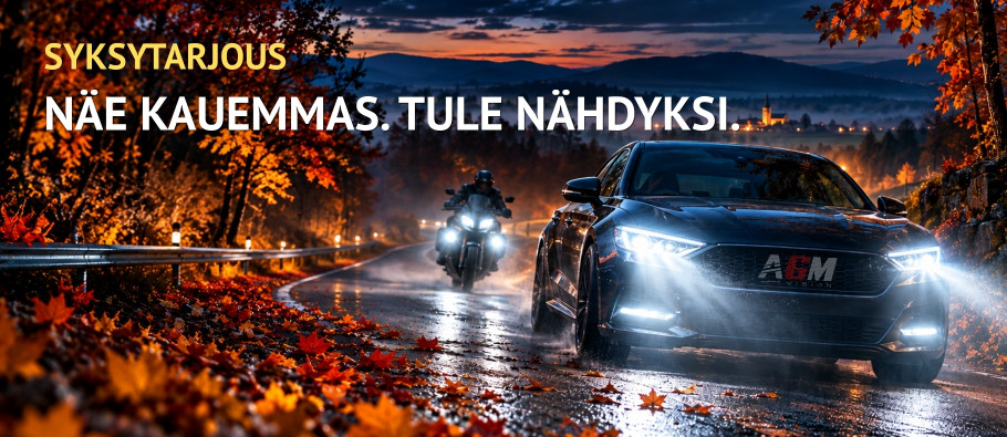 LED-tarjouksia, polttimoita ja valaistustarvikkeita autoon, moottoripyörään ja kuorma-autoon.