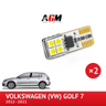 PACK LED éclairage pédalier AVG et tapis de sol AVD Volkswagen Golf 7